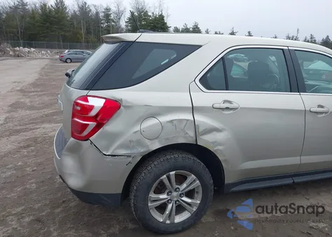 2016 Chevrolet Equinox Ls из США, поврежденный, VIN 2GNALBEKXG1164430